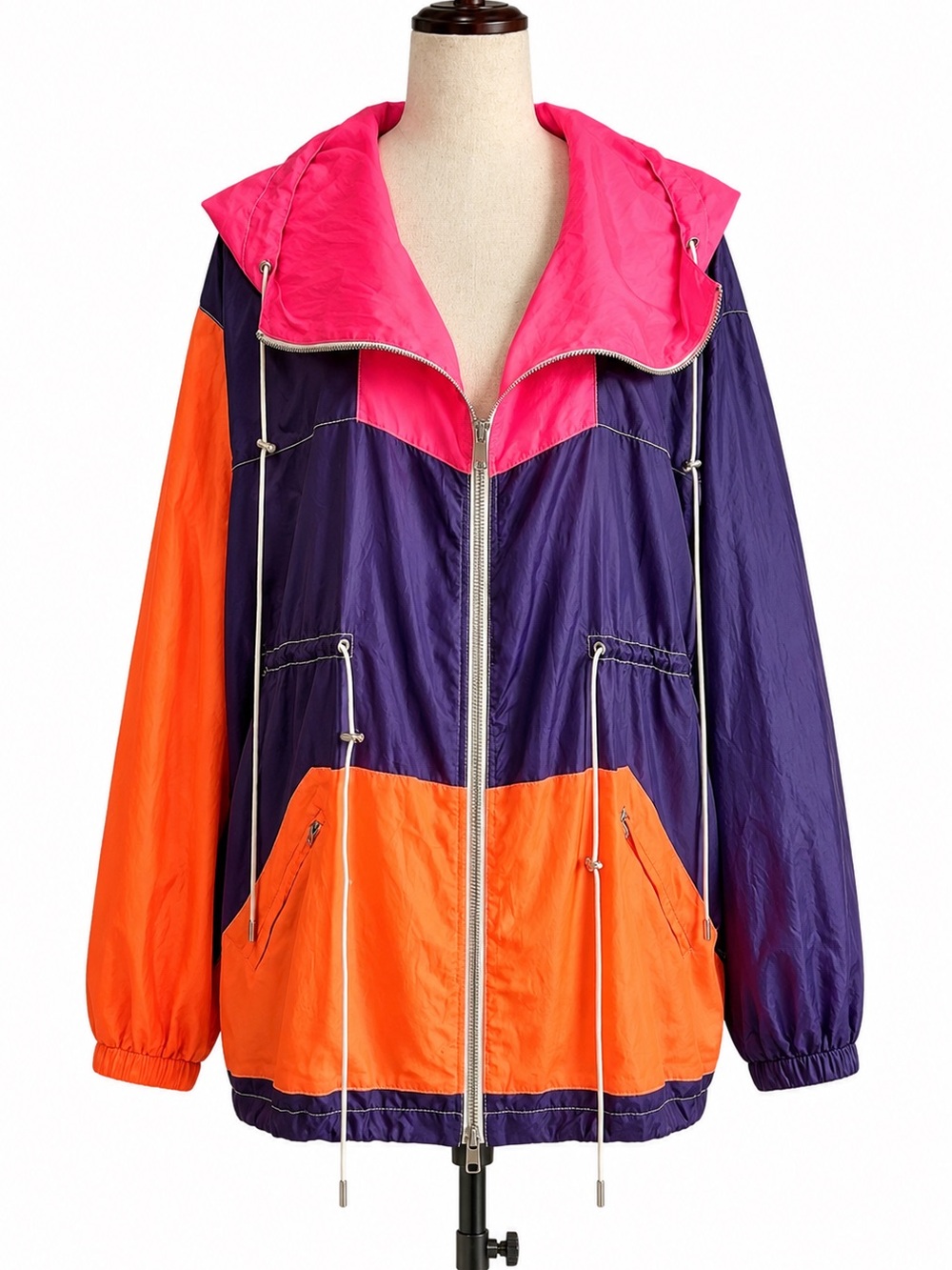 Prabal Gurung Luxury Colorblock windbreaker- M